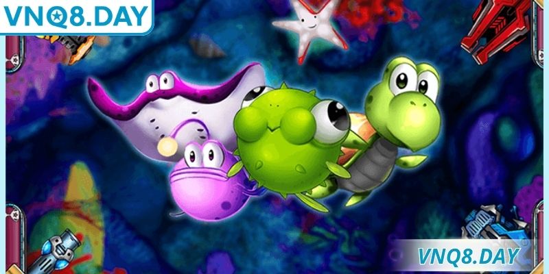 Bắn Cá YGR – Trải Nghiệm Đại Dương Kỳ Thú Cùng VNQ8 2 Săn kho báu đại dương tại sảnh bắn cá YGR