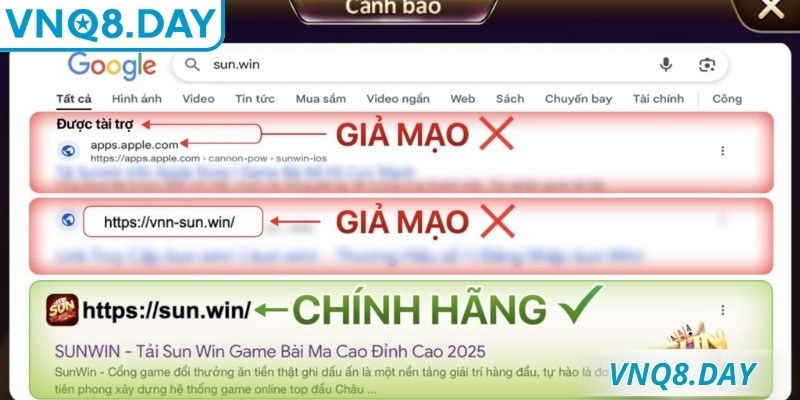 Cảnh báo giả mạo Sunwin do tình trạng lừa đảo ngày càng tinh vi
